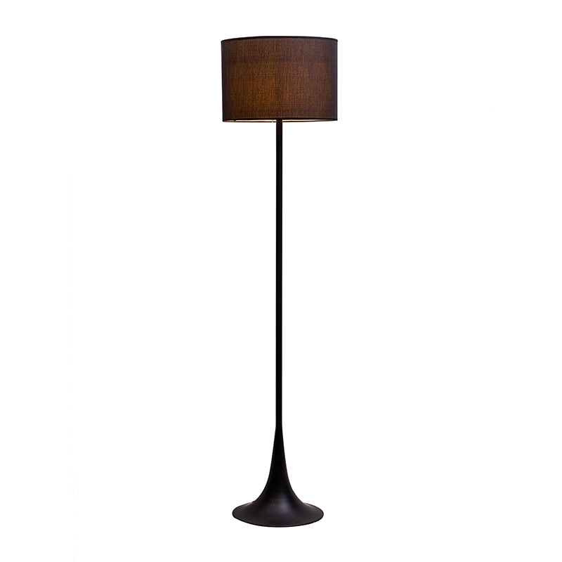 Modern Tall Floor Reading Light Fixture with Footswitch Pedal