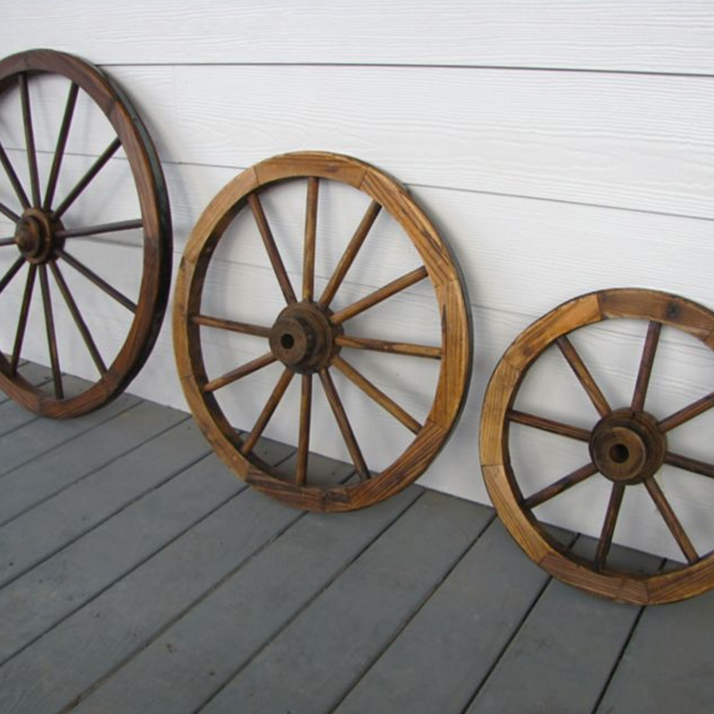 Decorative Wagon Wheel, 35in